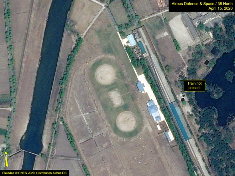 Kabar Kim Jong Un tutup usia ramai di masyarakat. Namun, satelit Amerika menangkap citra kereta yang diyakini milik pemimpin Korut itu parkir di Kota Wonsan.