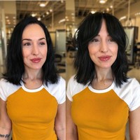 Potong poni juga memberi efek tampilan wajah yang lebih segar dan muda. Setuju? Foto: Instagram/@xelamack