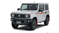 Selanjutnya ada konsep heritage style, yang terlihat lebih modern dengan aksen perak dan orange pada bagian beltline.Foto: Suzuki