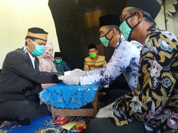 akad nikah sesuai protap covid