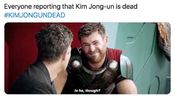 Netizen ramai membahas #KIMJONGUNDEAD di Twitter. Masih banyak yang tidak percaya, masa sih? (Twitter)