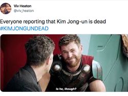 Kim Jong Un Meninggal Masih Isu, Tapi Memenya Ramai