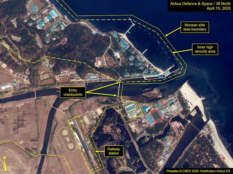 Kabar Kim Jong Un tutup usia ramai di masyarakat. Namun, satelit Amerika menangkap citra kereta yang diyakini milik pemimpin Korut itu parkir di Kota Wonsan.