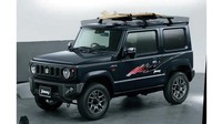 Pada konsep revival style, Suzuki menawarkan grafis identik dengan Suzuki Samurai yang cukup terkenal di era awal 1980-an dan awal 1990-an.Foto: Suzuki