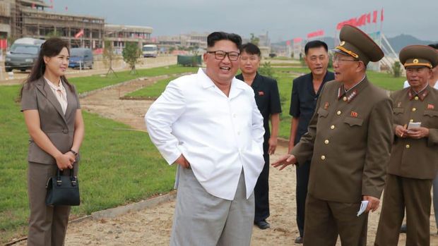 Kim Jong Un di Wonsan