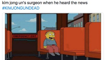 Semua jari kini menunjuk pada dokter yang mengurus Kim Jong Un. Dia disebutkan mengalami masalah pada jantung (Twitter)