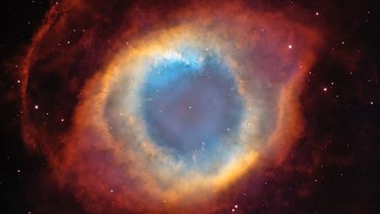 Helix Nebula yang berada di konstelasi Aquarius ini juga dikenal sebagai Mata Tuhan. Foto ini dirilis pada 16 Desember 2004. Foto: NASA/ESA/C.R. ODell (Vanderbilt University)