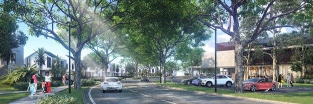 Ilustrasi Suasana Boulevard CitraGarden Puri Jakarta Barat