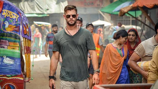 Chris Hemsworth dalam 'Extraction'