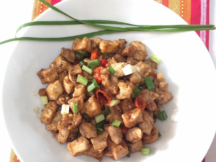 Tumis Tofu dan Ayam