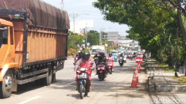 Pelaksanaan hari pertama PKN Non-PSBB di Kota Semarang