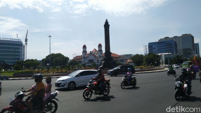 Pelaksanaan hari pertama PKN Non-PSBB di Kota Semarang