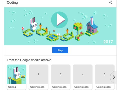 Game 'Coding for Carrots' di Google Doodle
