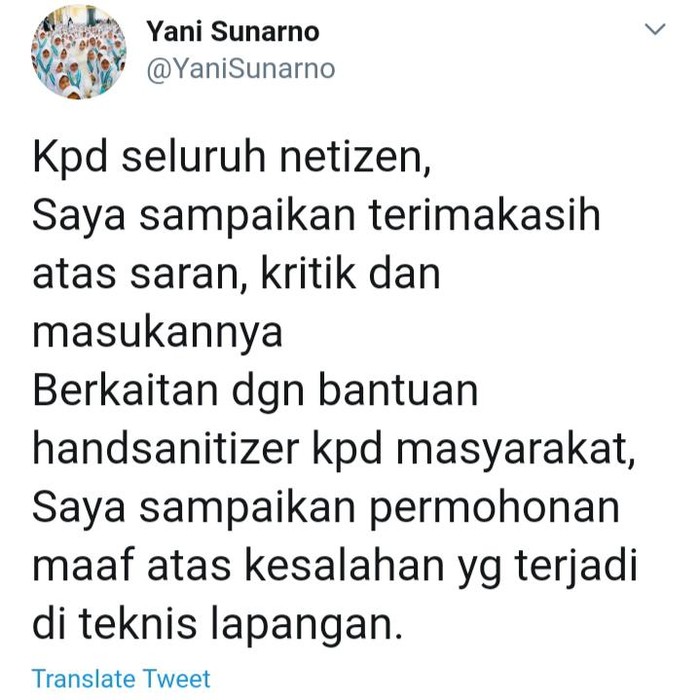 Permintaan maaf bupati Klaten