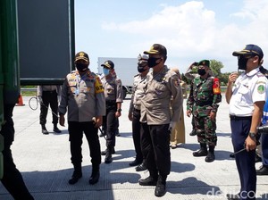 Posko Mudik di Pasuruan Dicek, Cek Kesehatan hingga Bawaan Pengendara
