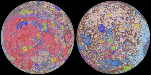 United States Geological Survey (USGS) berhasil menciptakan peta Bulan paling paling komperhensif.