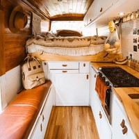 COVID-19 mempengaruhi hidupku lebih dari yang aku bayangkan. Gym ditutup jadi aku tidak bisa mandi, aku punya shower untuk mandi di luar van kami tapi terlalu dingin untuk menggunakannya di luar, tutur wanita 29 tahun tersebut. Foto: Instagram @nikkibigger