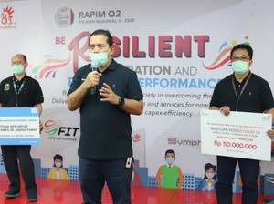 Telkom Beri Bantuan Rp 400 Juta untuk Penanganan Corona di 4 RSUD