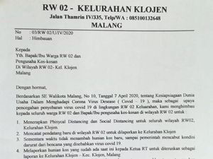 Klarifikasi soal Surat Edaran RW di Kota Malang Tolak Tenaga Medis Ngekos