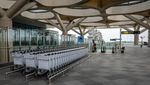 Potret Bandara, Stasiun dan Terminal yang Sepi Imbas Larangan Mudik