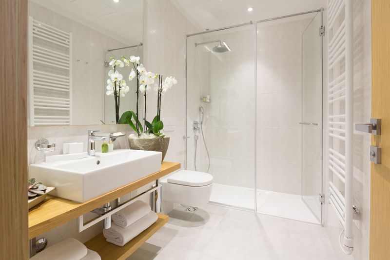 Interior of a haotel bathroom