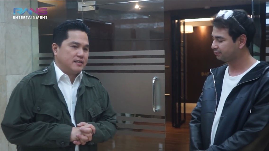 Raffi Ahmad dan Erick Thohir