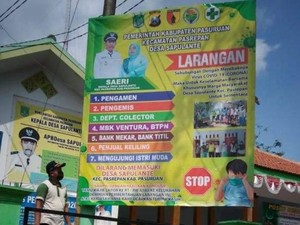 Bikin Heboh, Baliho Larangan Kunjungi Istri Muda di Pasuruan Diturunkan