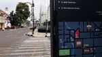 Potret Jalan Asia Afrika yang Lengang saat PSBB Bandung