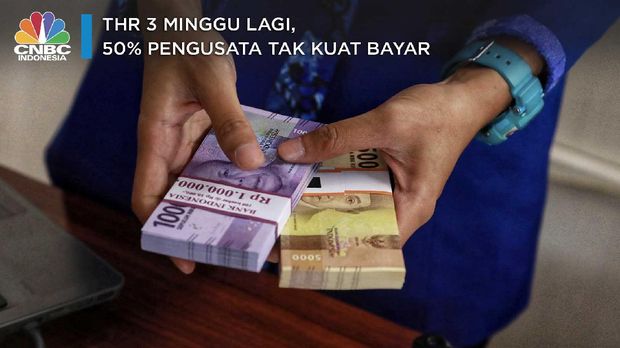 THR 3 Minggu Lagi, 50% Pengusata Tak Kuat Bayar