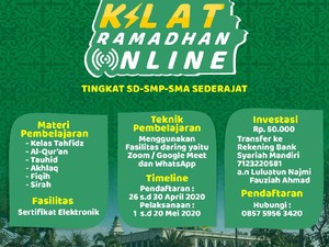 Pandemi Corona, Remaja Masjid di Ciamis Gelar Pesantren Kilat Online
