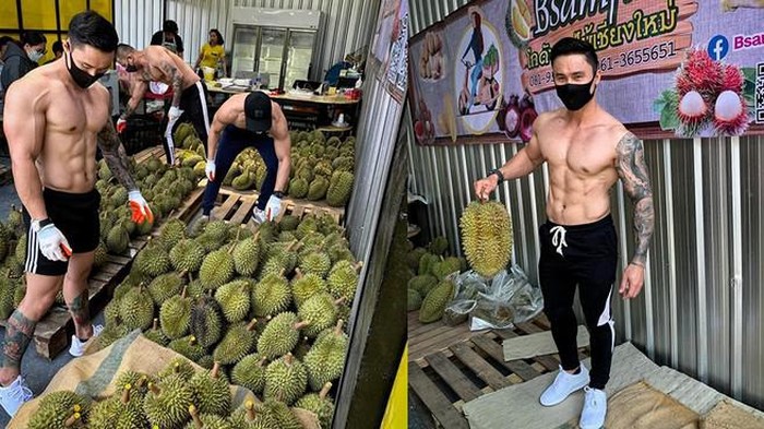 penjual durian ganteng penjual durian ganteng