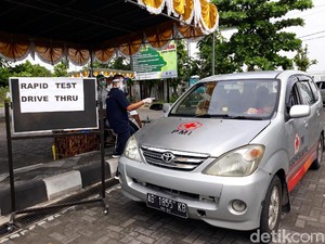 Petugas PMI hingga Wartawan di Bantul Jalani Rapid Test