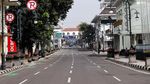 Potret Jalan Asia Afrika yang Lengang saat PSBB Bandung
