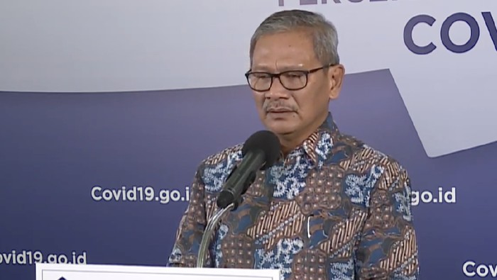 Achmad Yurianto selaku Juru Bicara Pemerintah Covid-19. (Dok: BNPB)