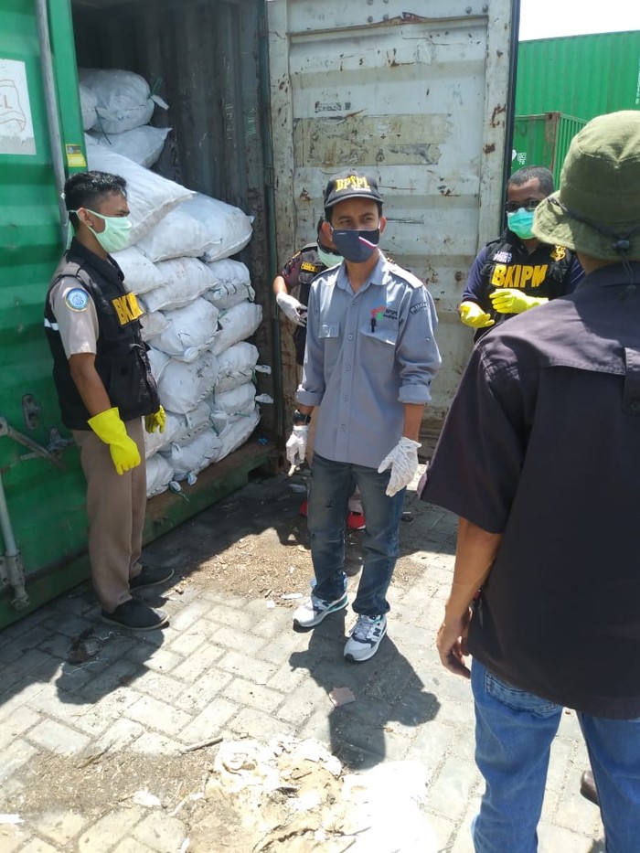 Pengiriman ilegal bambu laut