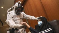 Kurvanya memang belum mendatar (flat) sempurna di titik terendah, namun sudah tampak cenderung melandai dengan fluktuasi di beberapa tanggal. Antara Foto/Asprilla Dwi Adha