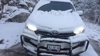 Saat Toyota Avanza berselimut salju. Foto: Instagram @toyotaavanzaintheworld