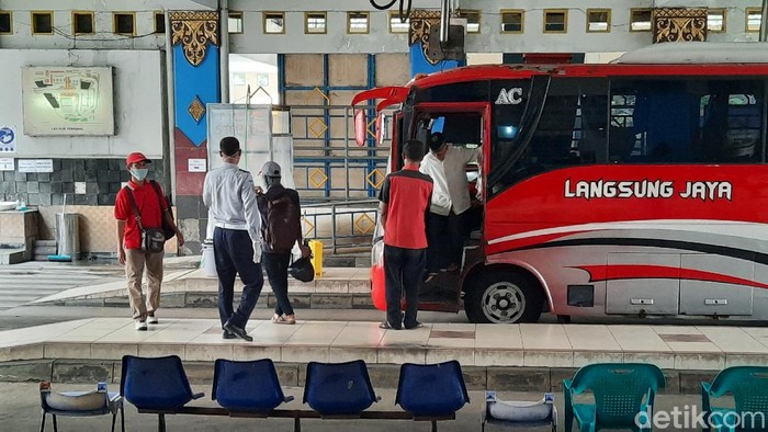 Suasana Terminal Giwangan, Selasa (28/4/2020)