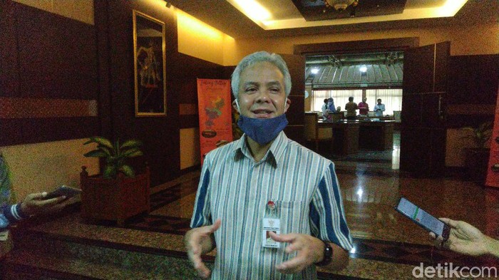 Gubernur Jateng, Ganjar Pranowo, Selasa (28/4/2020). Gubernur Jateng, Ganjar Pranowo, Selasa (28/4/2020).