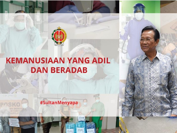 Sultan HB X menyapa #3, Yogyakarta, Selasa (28/4/2020).