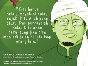 Aa Gym:  Kita Beruntung Jika Jadi Perantara Rejeki Orang Lain