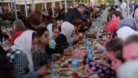 Seperti halnya di kota Berlin, negara Jerman yang harus berpuasa dengan mencatat durasi puasa terpanjang selama 19 jam dalam sehari. Carsten Koall/Getty Images.