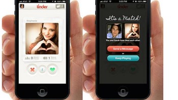 Belum ada tuh swipe kanan atau swipe kiri di Tinder. Foto: iTunes
