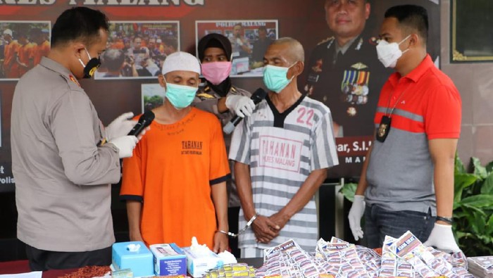 Pengedar Obat Tanpa Izin Dibongkar Polres Malang