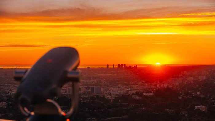 Sunset di Los Angeles.