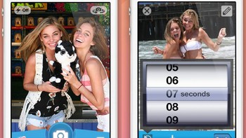 Snapchat juga punya versi awal yang jauh lebih sederhana. Foto: WayBack Machine