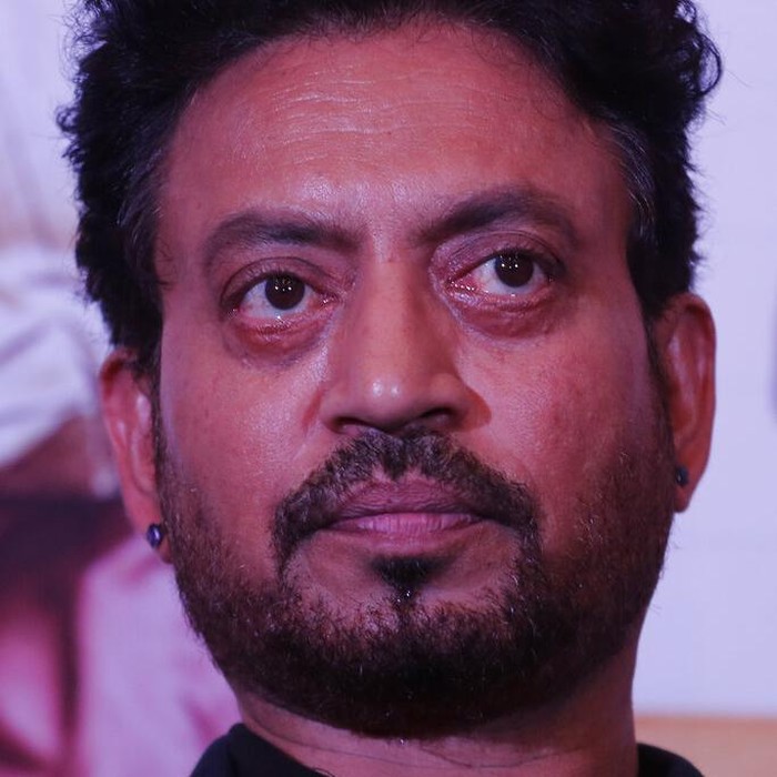FILE- In this May 17, 2017 file photo, Bollywood actor Irrfan Khan looks on during a press conference to promote his movie Hindi Medium in Ahmadabad, India. Khan, a veteran character actor in Bollywood movies and one of Indias most well-known exports to Hollywood, has died. He was 54. (AP Photo/Ajit Solanki, File)
