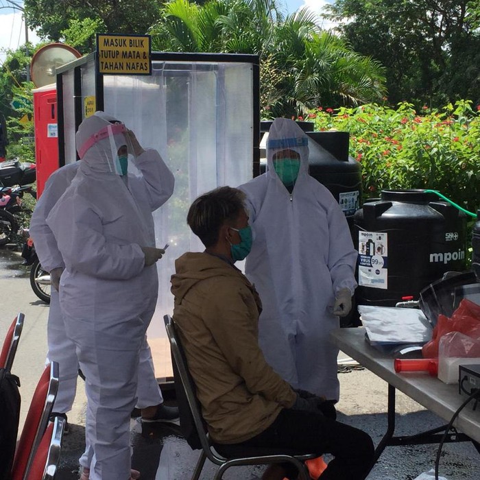 Satu Pemudik dari Jember Berstatus ODP di Pintu Masuk Bundaran Waru
