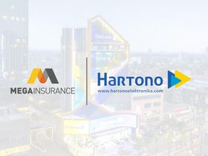 Mega Insurance Jalin Kerja Sama dengan Hartono Elektronik