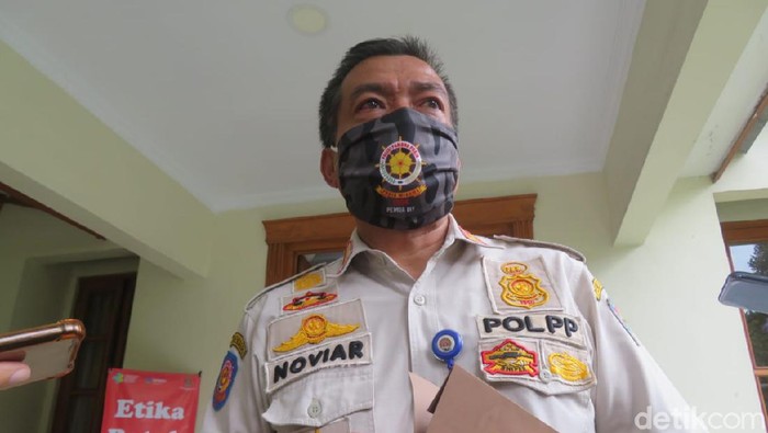 Kepala Satpol PP DIY, Noviar Rahmad, Rabu (29/4/2020).